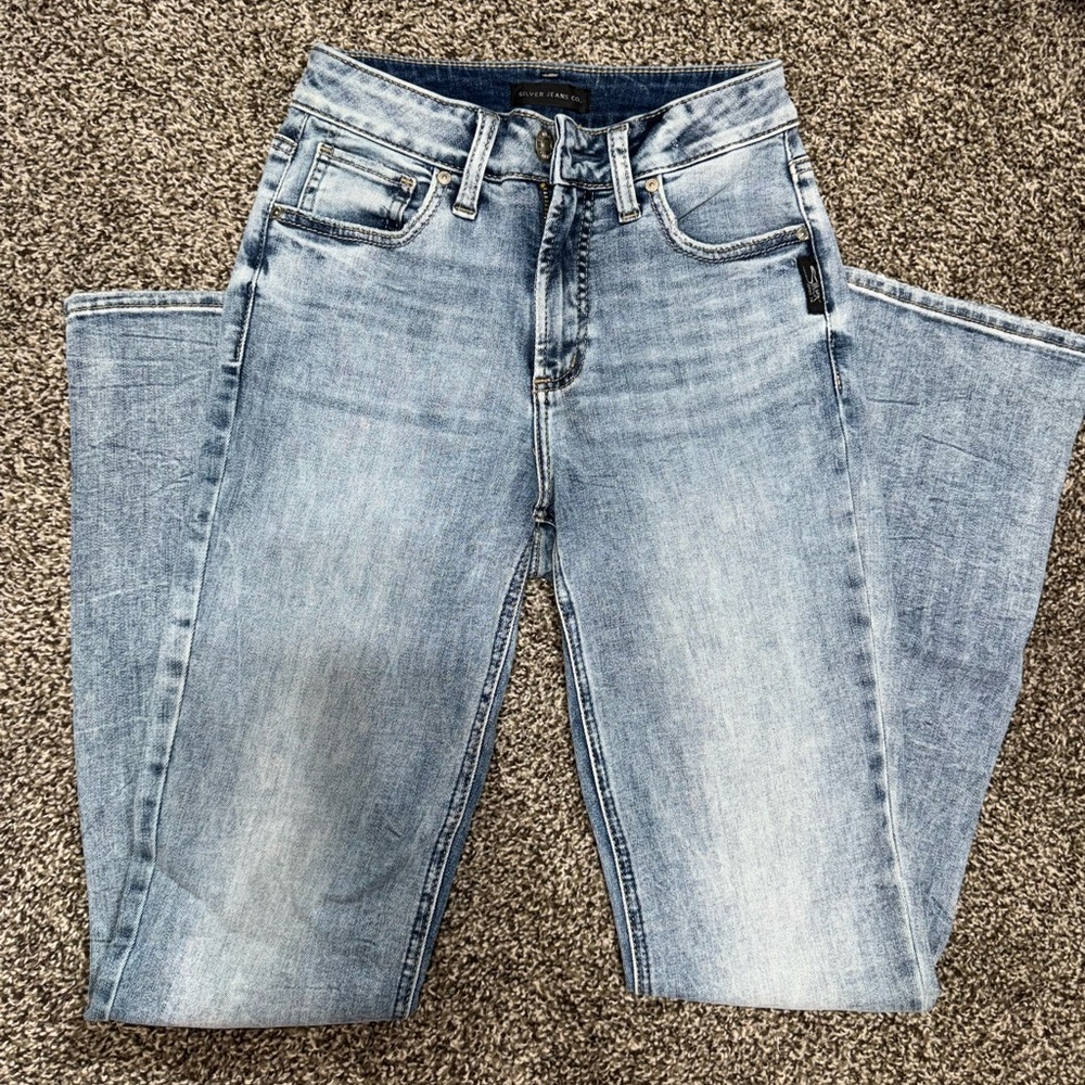 Silver Jeans Blue Straight Leg Classic Denim